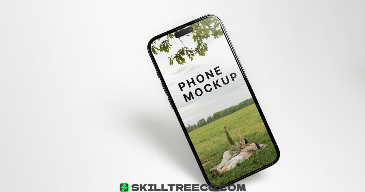 Device Screen iPhone 14 Pro Mockup Template（789789）-技能树